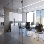 glass used in tenant improvement in los angeles