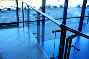 Commercial Glass railing in Los Angeles