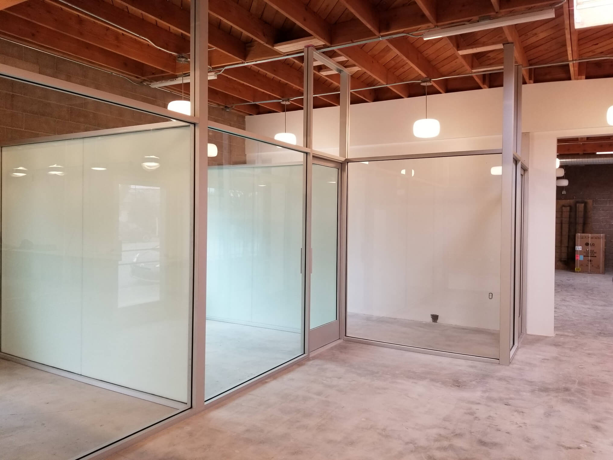 office glass installation | Landmark Construction | Free Estimate